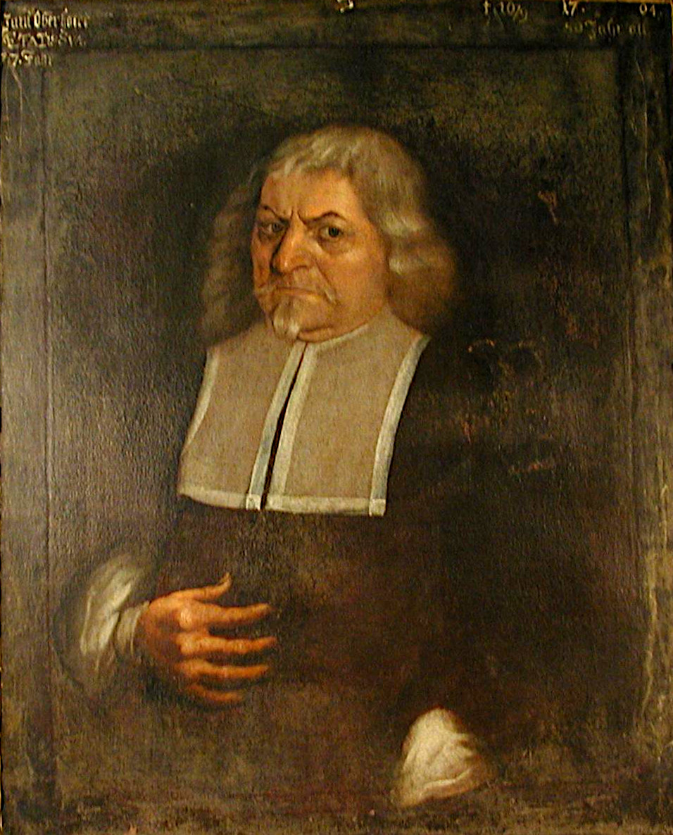 Gemälde des Marktrichters Paul Oberhofer im Jahre 1701