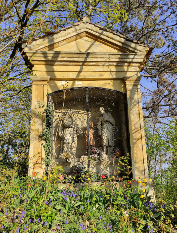 Die 1679 errichtete Kapelle "Zur Heiligen Familie" bei der Pfarrstiege
